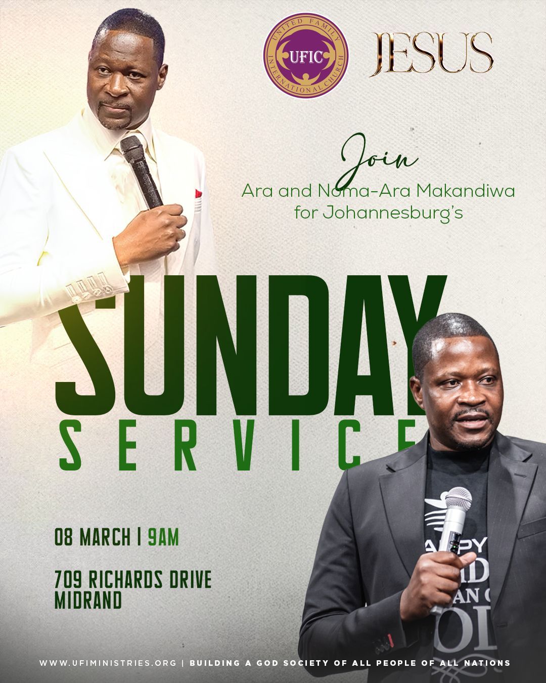 Sunday Service with Ara & Noma-Ara Makandiwa 08/03/2026